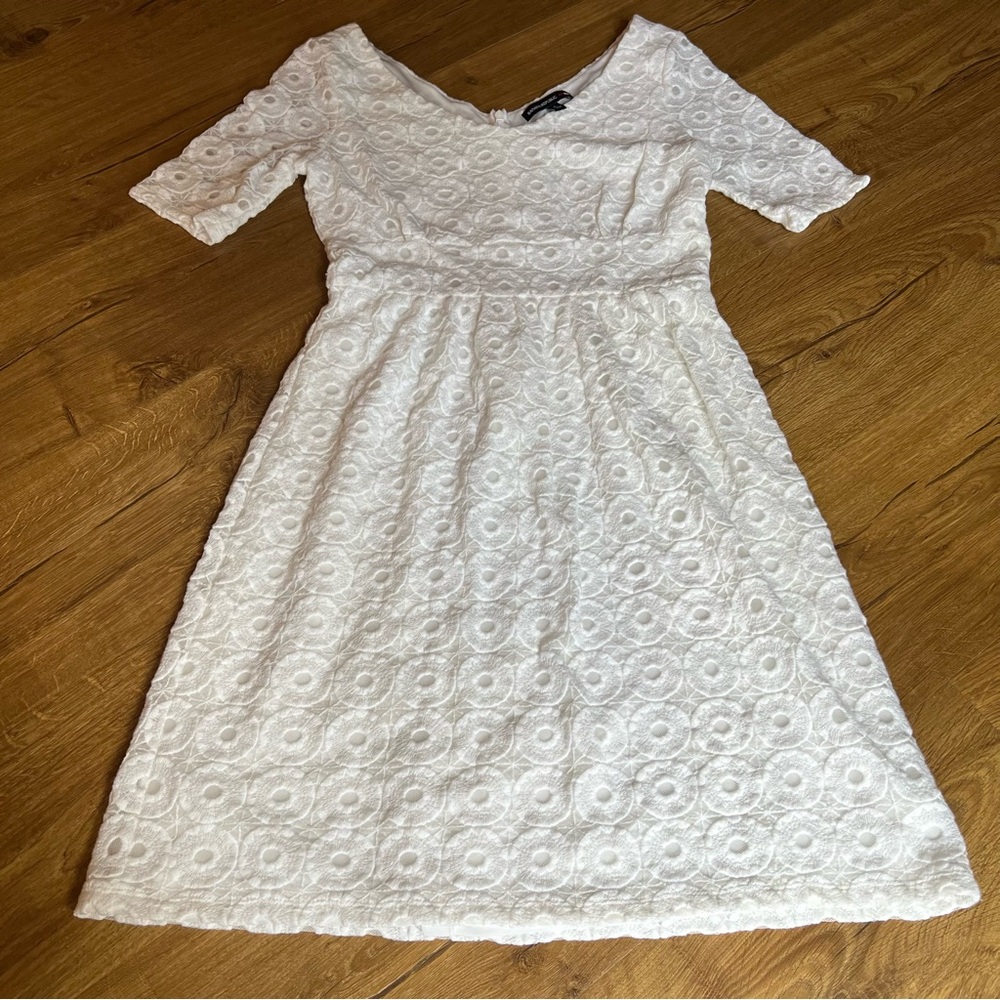 Banana Republic White Lace Midi Dress - Mad Men Collection